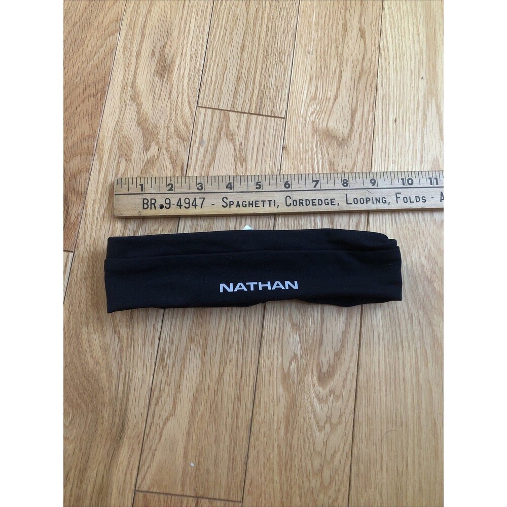 Nathan Black Sports Sweat Headband Very Good Condition!